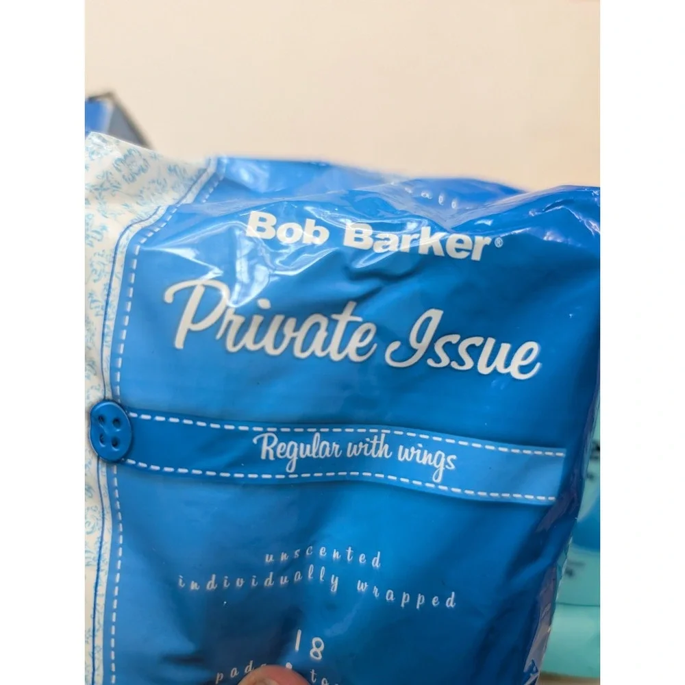 Bob Barker Prison Issued Toiletries Maxi Pads Dental Floss Shave Cream Mouthwash